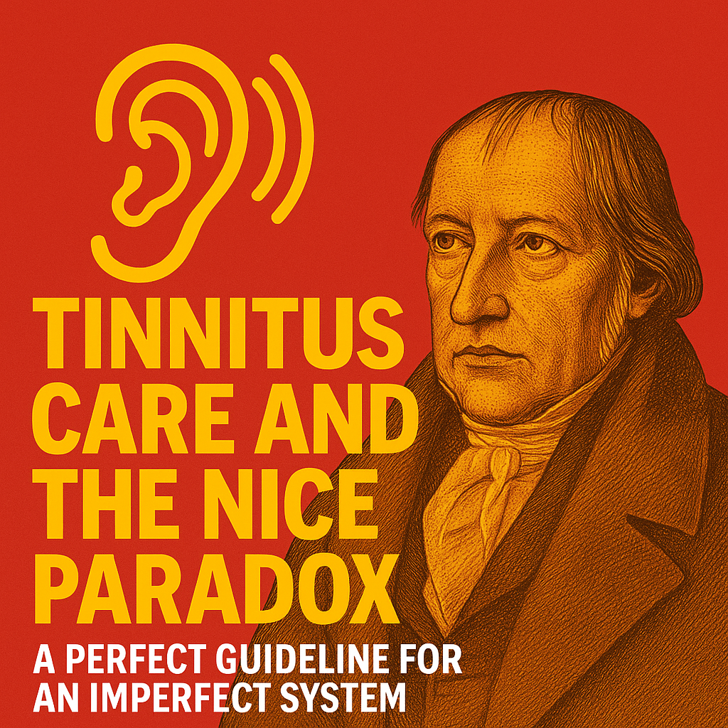 Hegelian Perspective Exposes the NICE Paradox: Why Audiologist-Delivered CBT for Tinnitus Must Become Reality